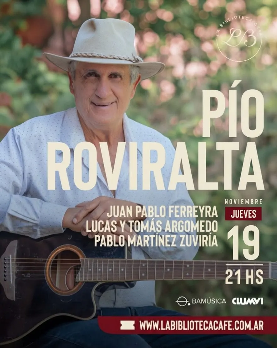 Afiche de Pío Roviralta
