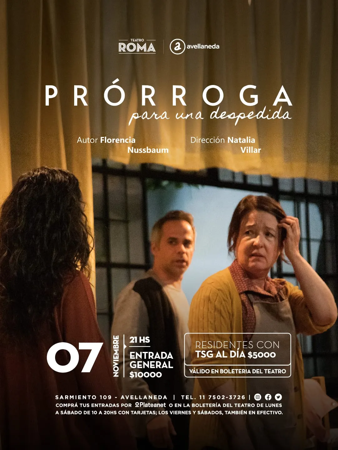 Prórroga para una despedida