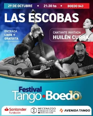 Las Escobas en el Festival Tango Boedo