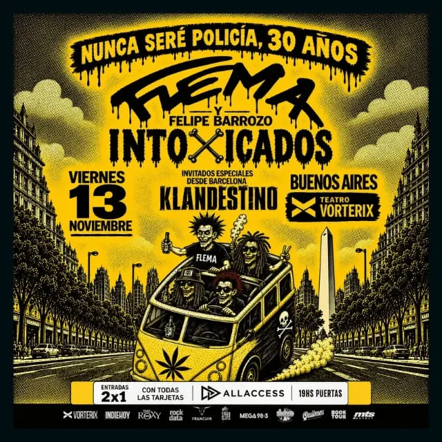 Flema: Nunca seré policía, 30 años