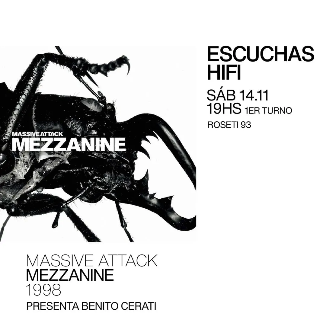 Afiche de Escuchas HiFi: Mezzanine, de Massive Attack