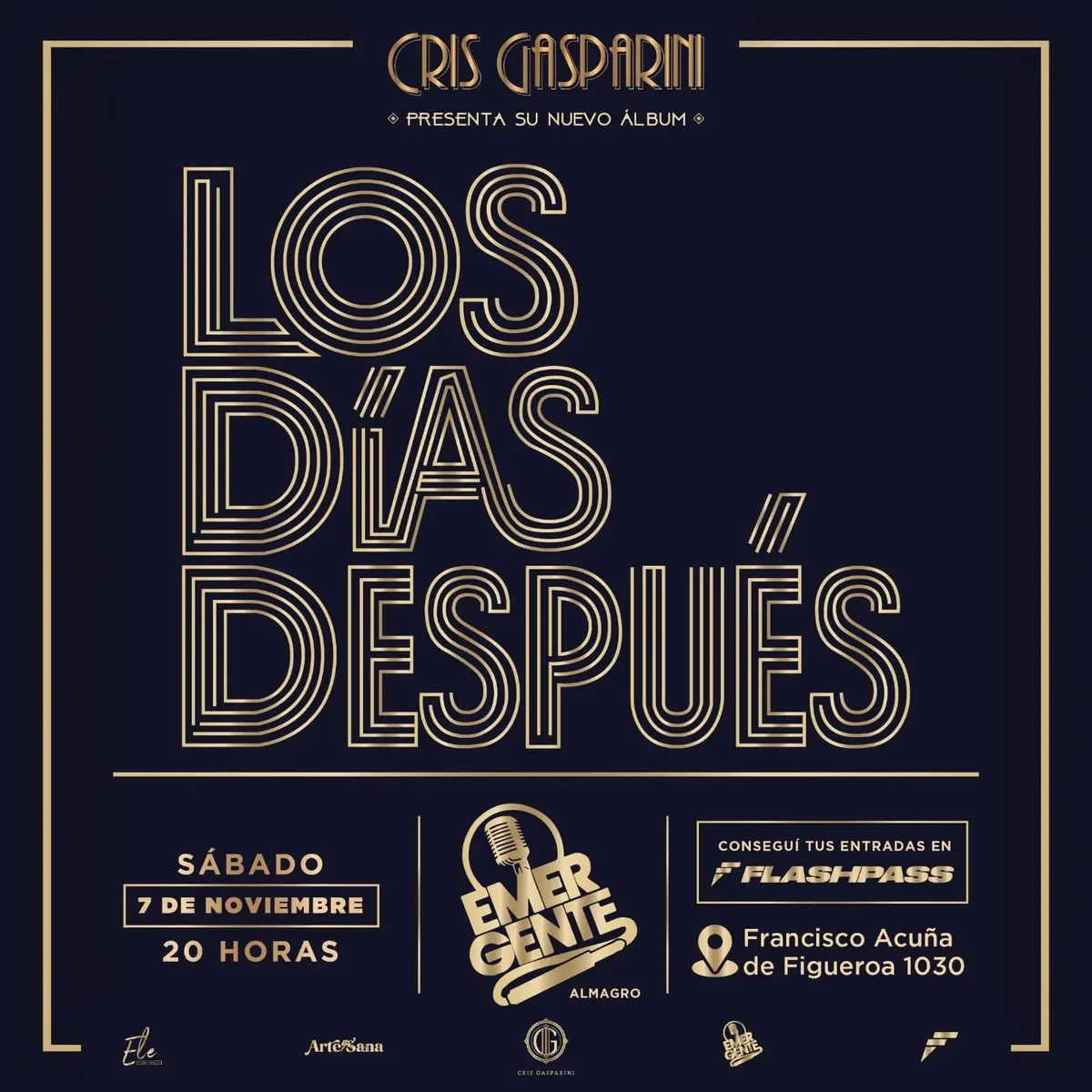 Cris Gasparini presenta Los días después