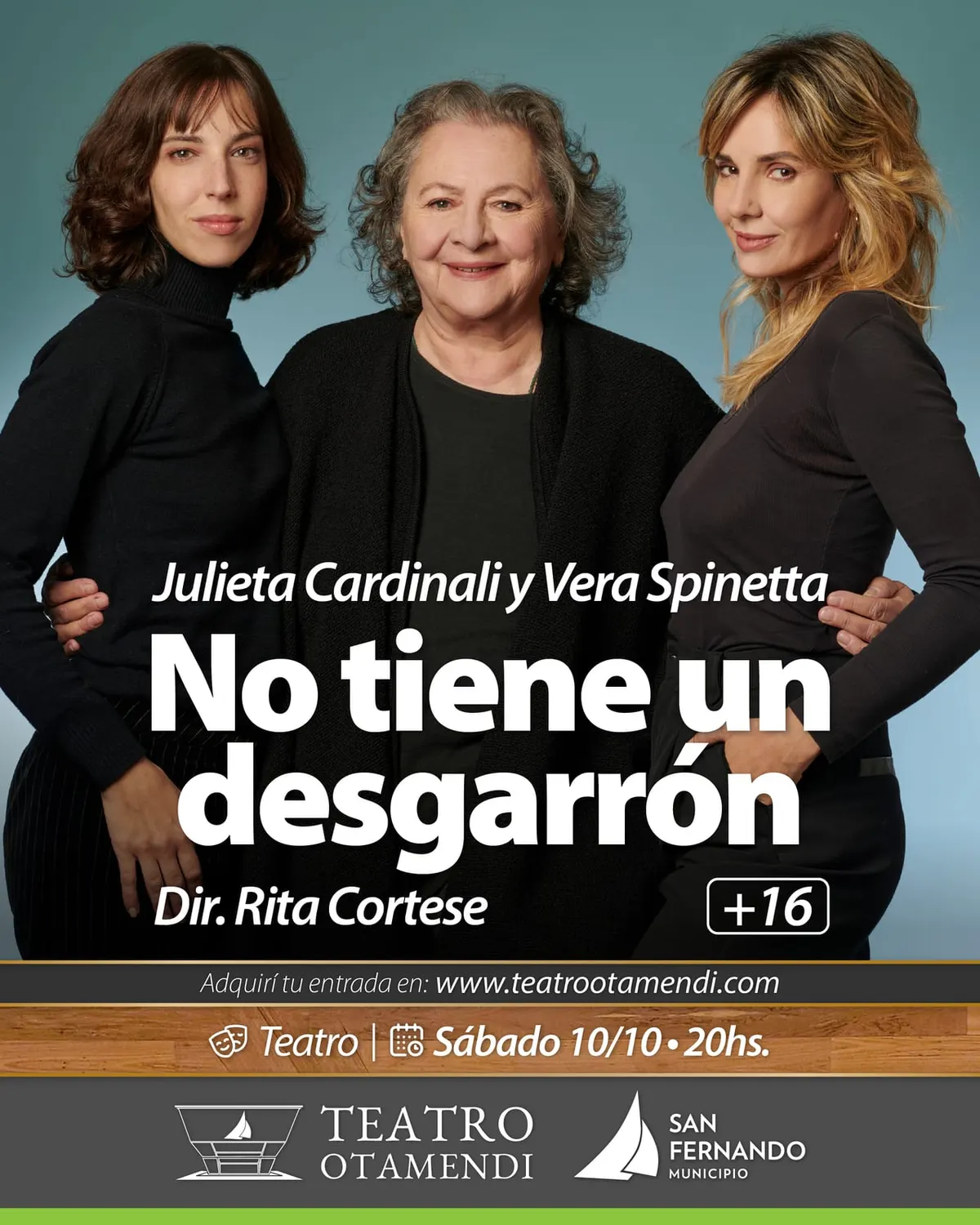 No tiene un desgarrón