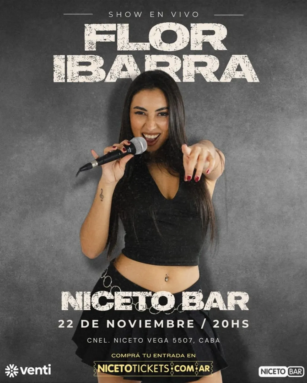 Afiche de Flor Ibarra