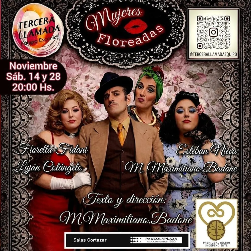 Afiche de Mujeres floreadas