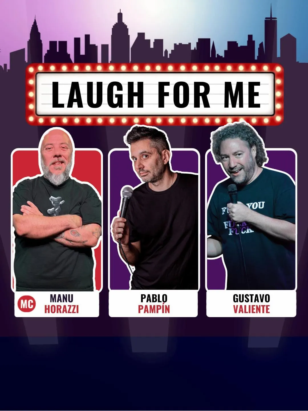 Laugh for me: Stand up en Palermo