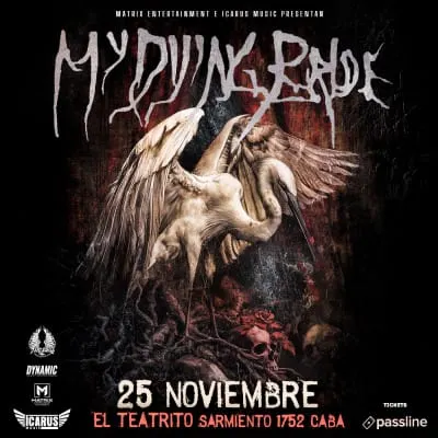 Afiche de My Dying Bride - Tour 2026