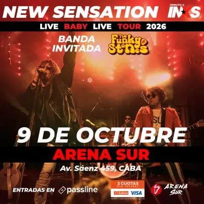 New Sensation: Live Baby Live Tour 2026