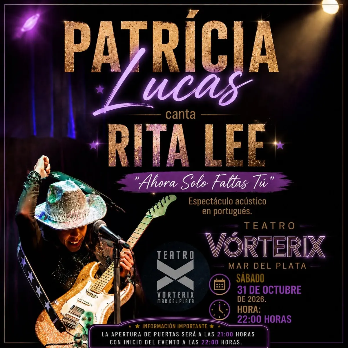 Patrícia Lucas: Ahora solo faltas tú, tributo a Rita Lee