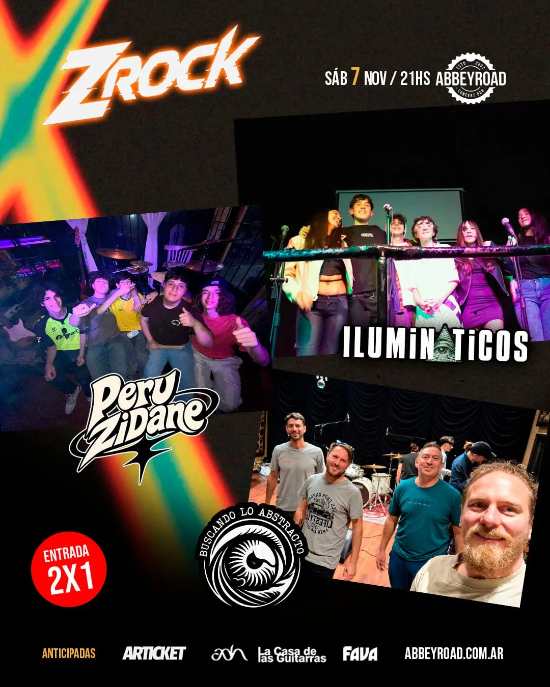 Zrock: Ilumináticos, Perú Zidane y Buscando lo Abstracto