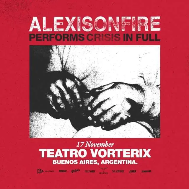 Afiche de Alexisonfire en Argentina