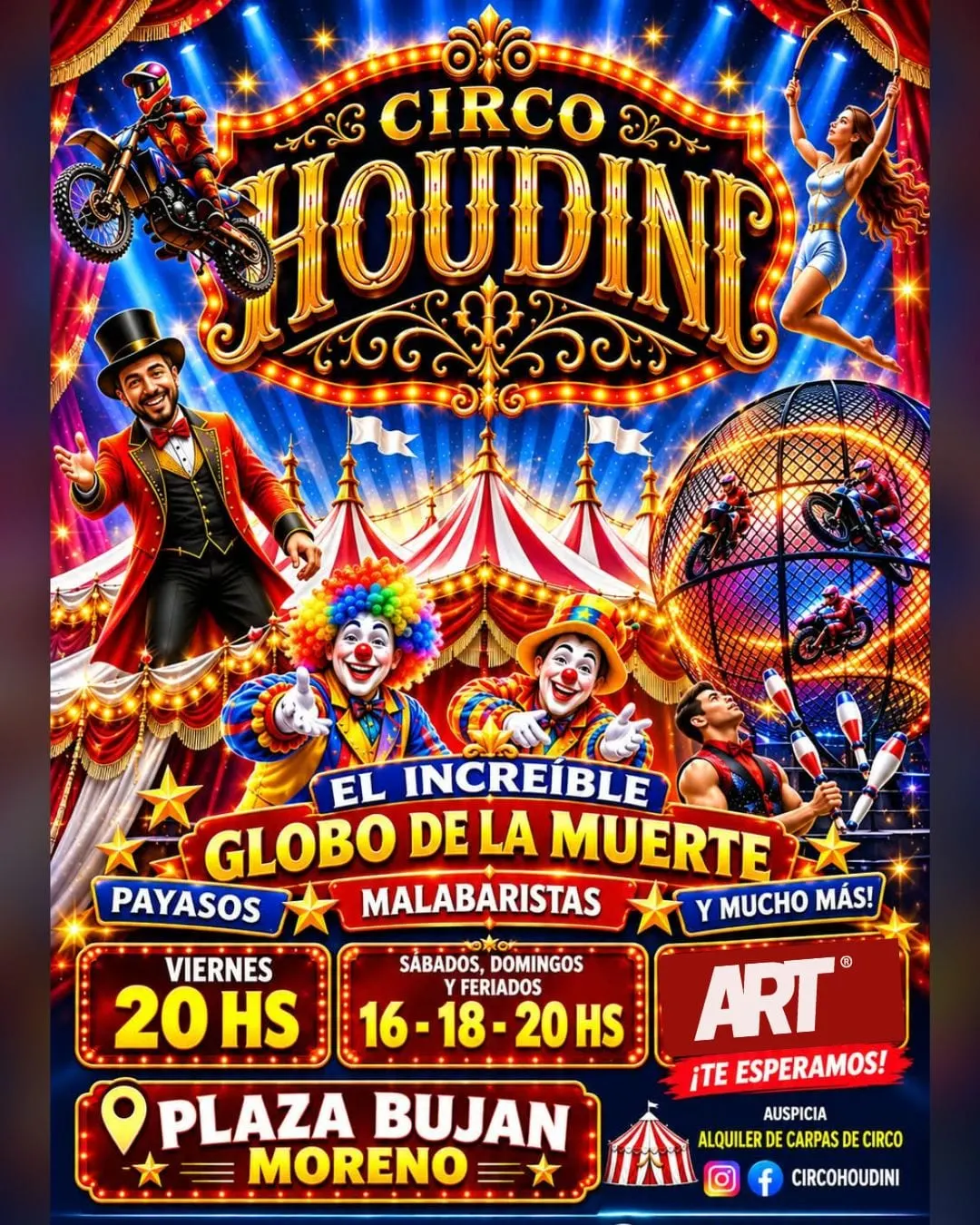 Circo Houdini en Moreno