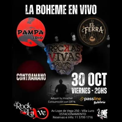 Afiche de La Boheme en vivo: día VI
