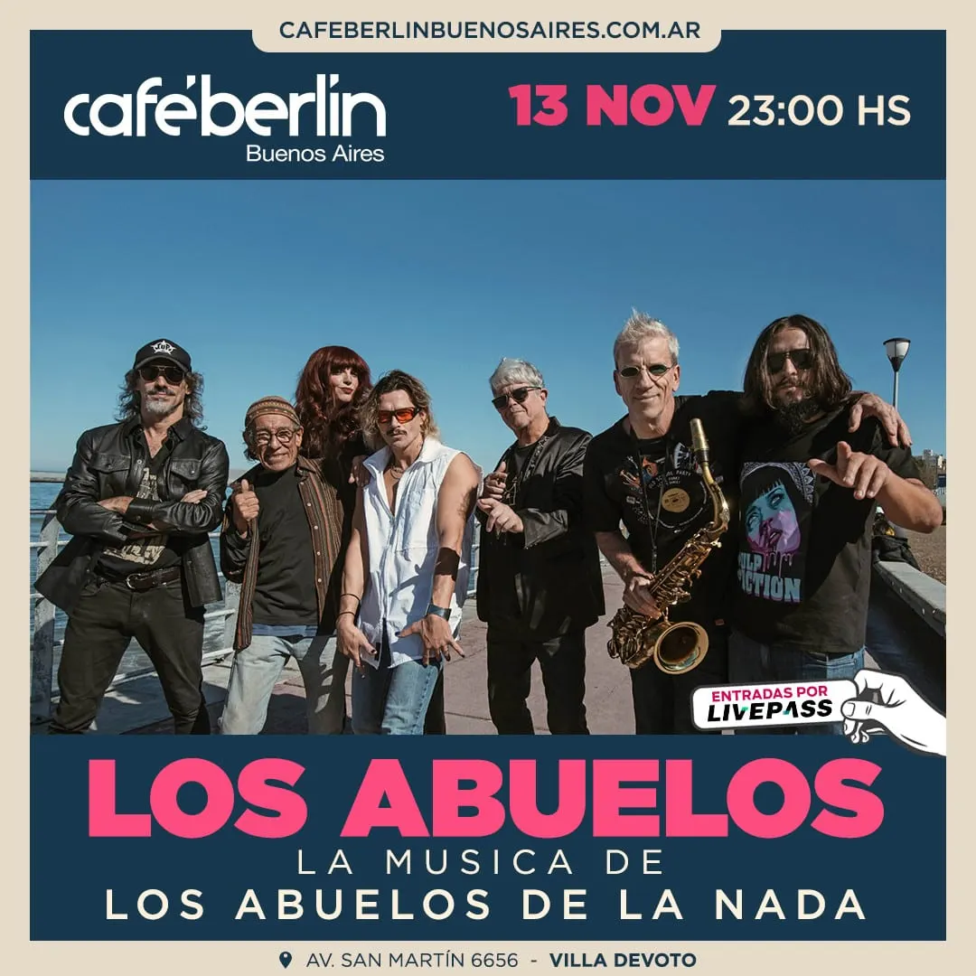 Afiche de Los Abuelos: la música de Los Abuelos de la Nada