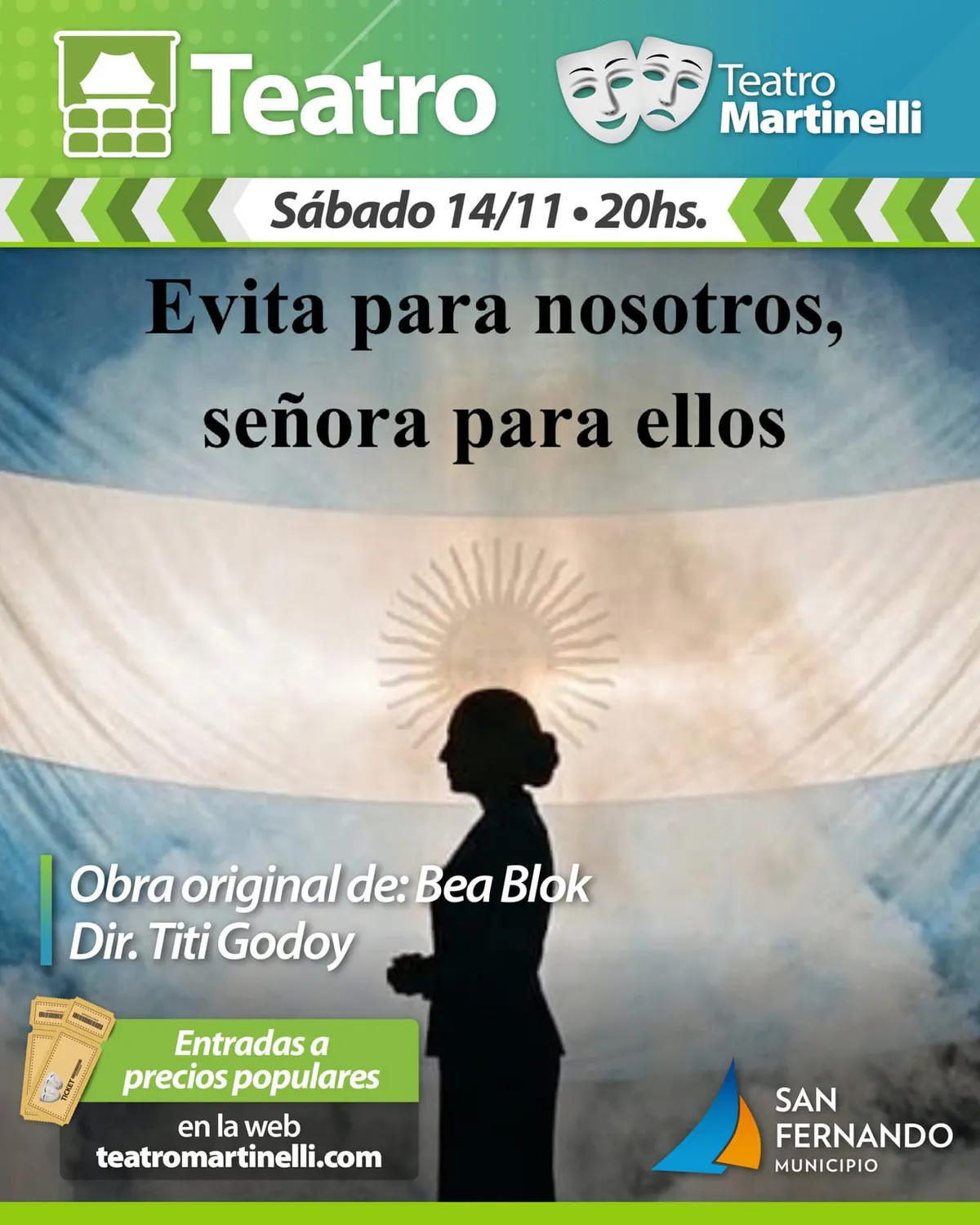 Evita para nosotros, señora para ellos