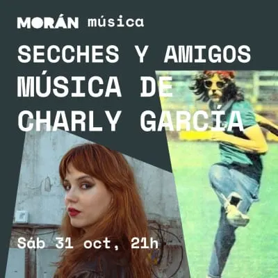 Secches y amigos: Música de Charly García a piano y voz
