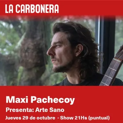 Maxi Pachecoy presenta Arte sano