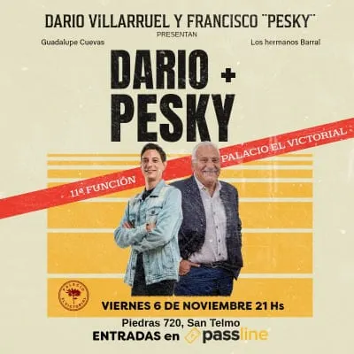 Darío y Pesky en El Victorial