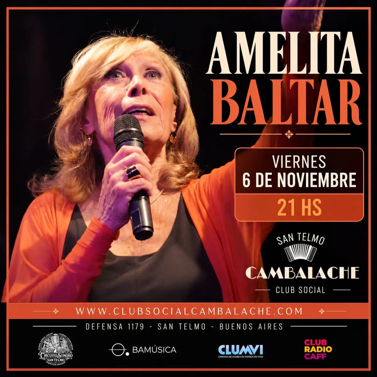 Amelita Baltar en vivo