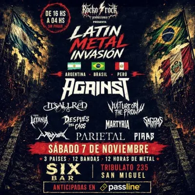 Latin Metal Invasion: Argentina, Brasil y Perú