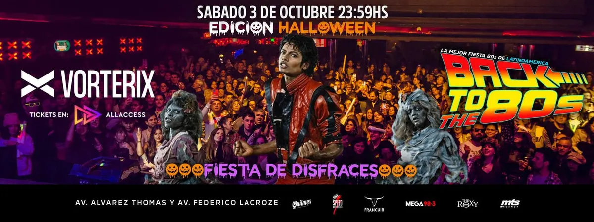 Fiesta Back to the 80s: Edición Halloween