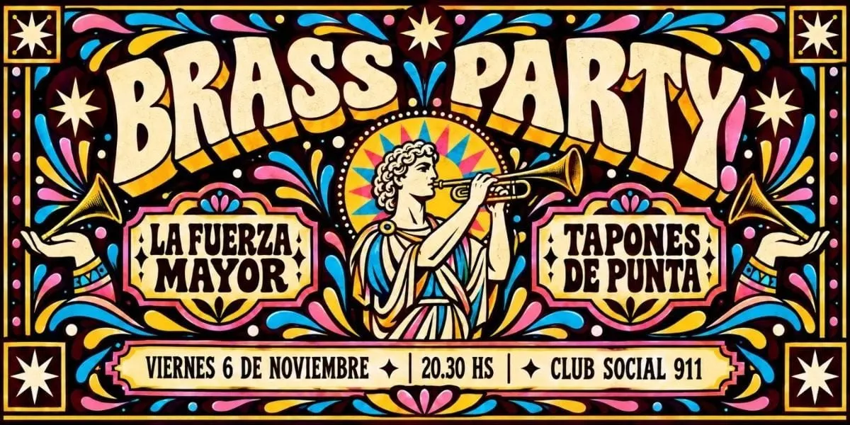 BRASS PARTY! La Fuerza Mayor + Tapones de punta