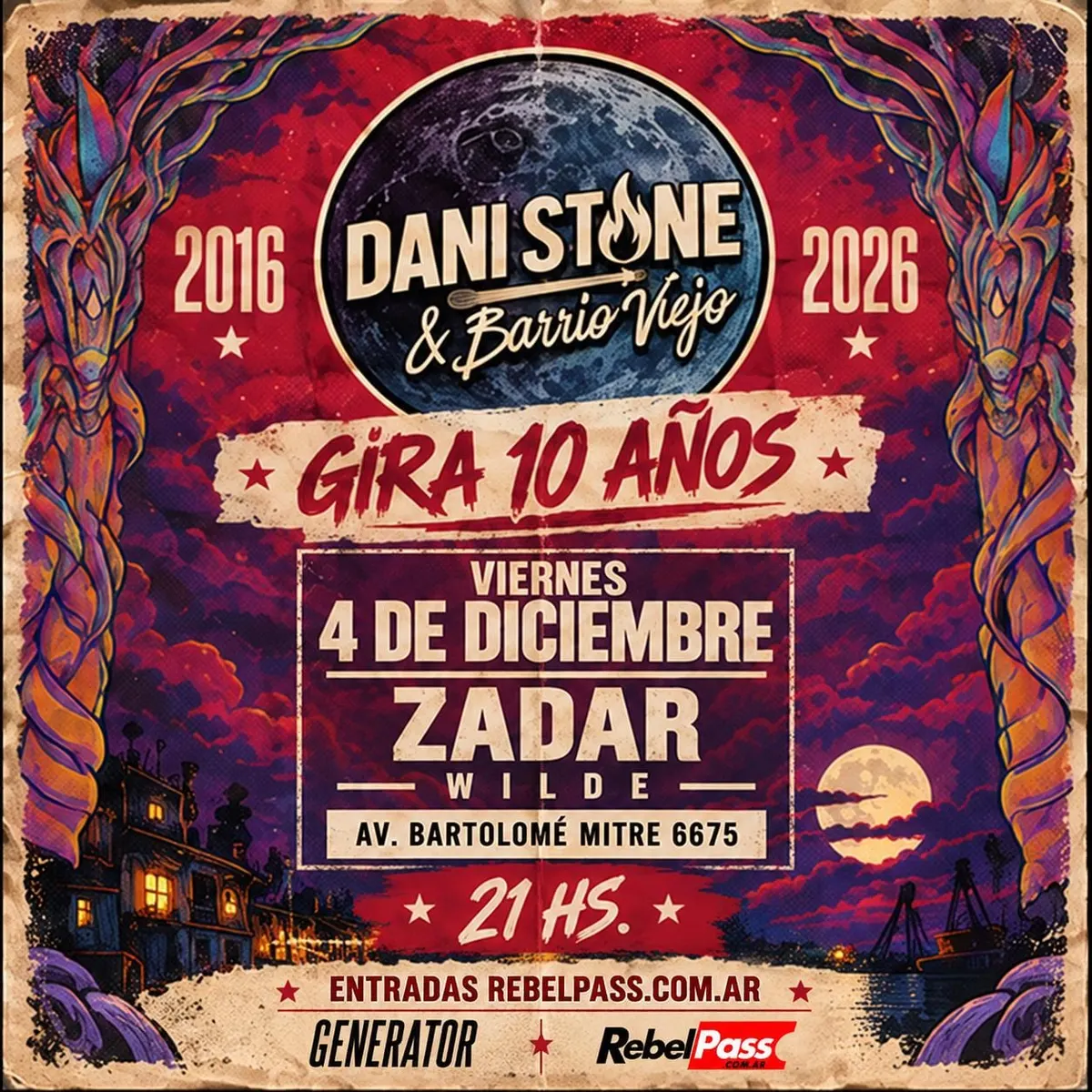 Dani Stone y Barrio Viejo: 10 años
