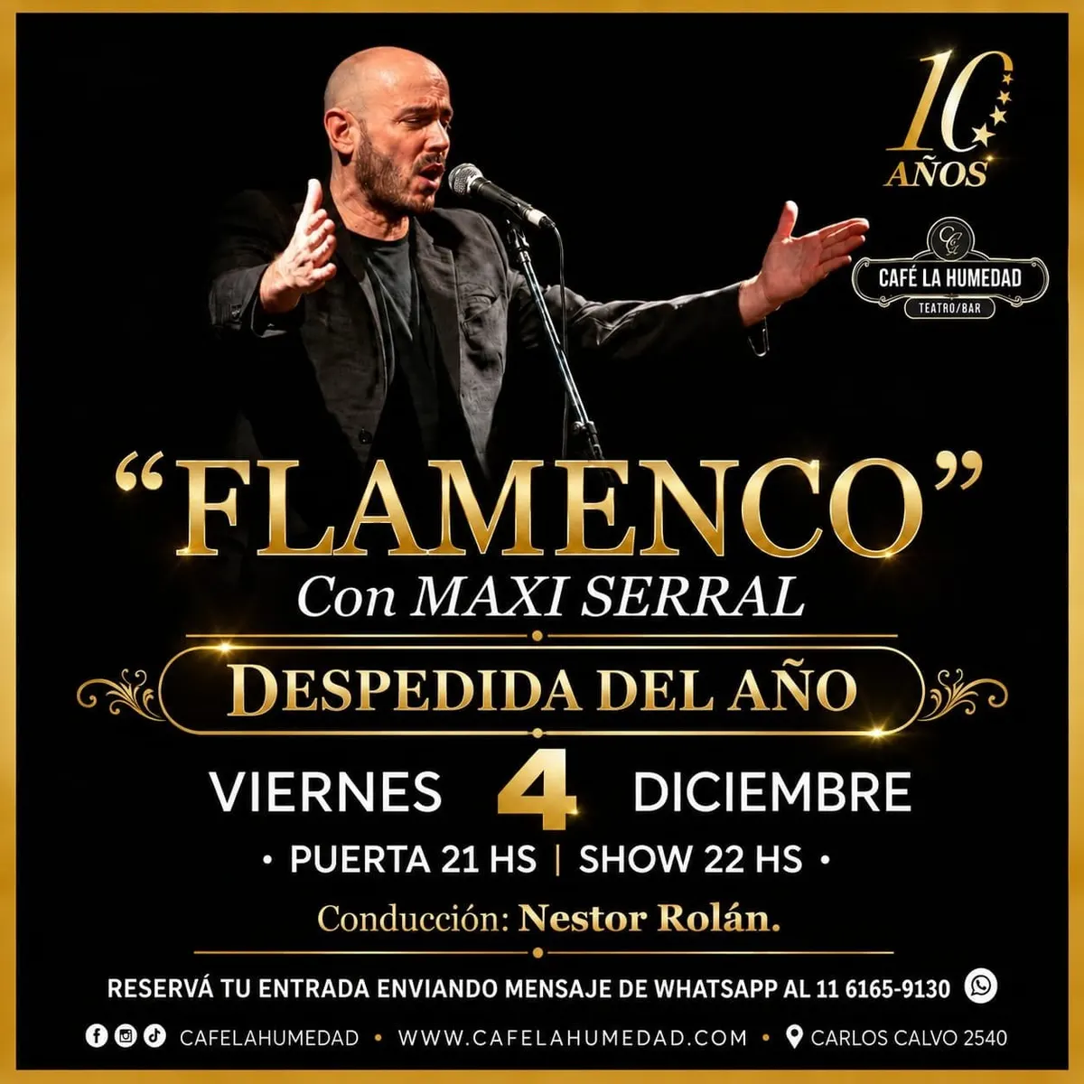 Flamenco con Maxi Serral: despedida del año