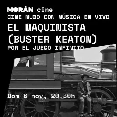 El maquinista de Buster Keaton con música en vivo