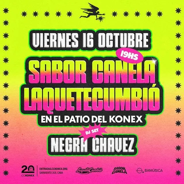 Sabor Canela + Laquetecumbió
