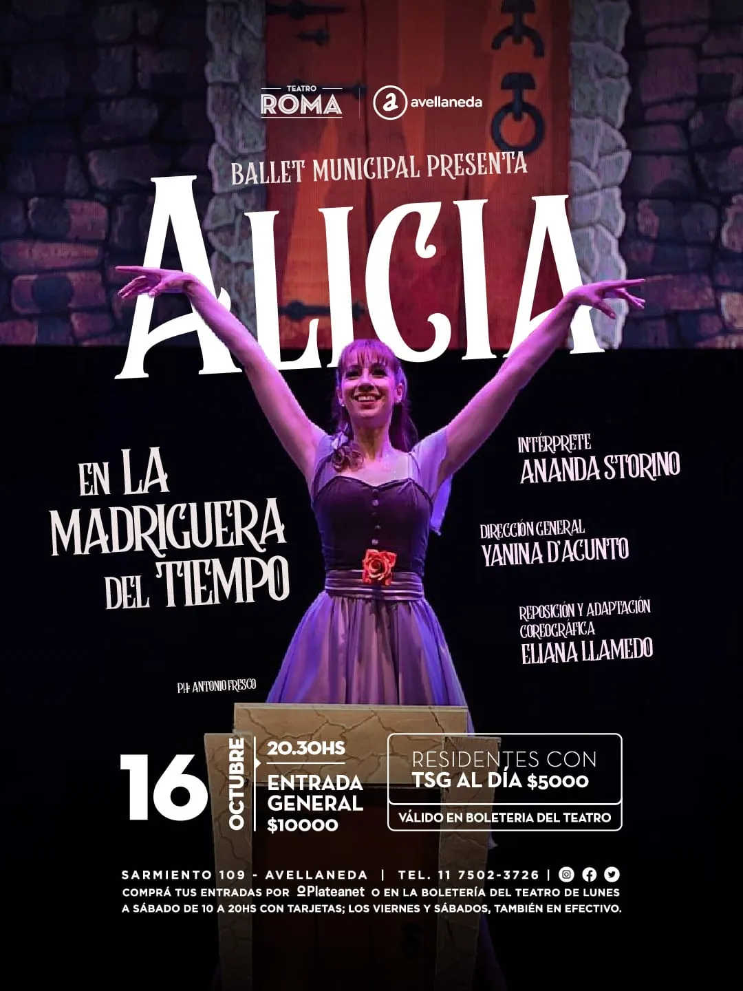 Alicia, en la madriguera del tiempo