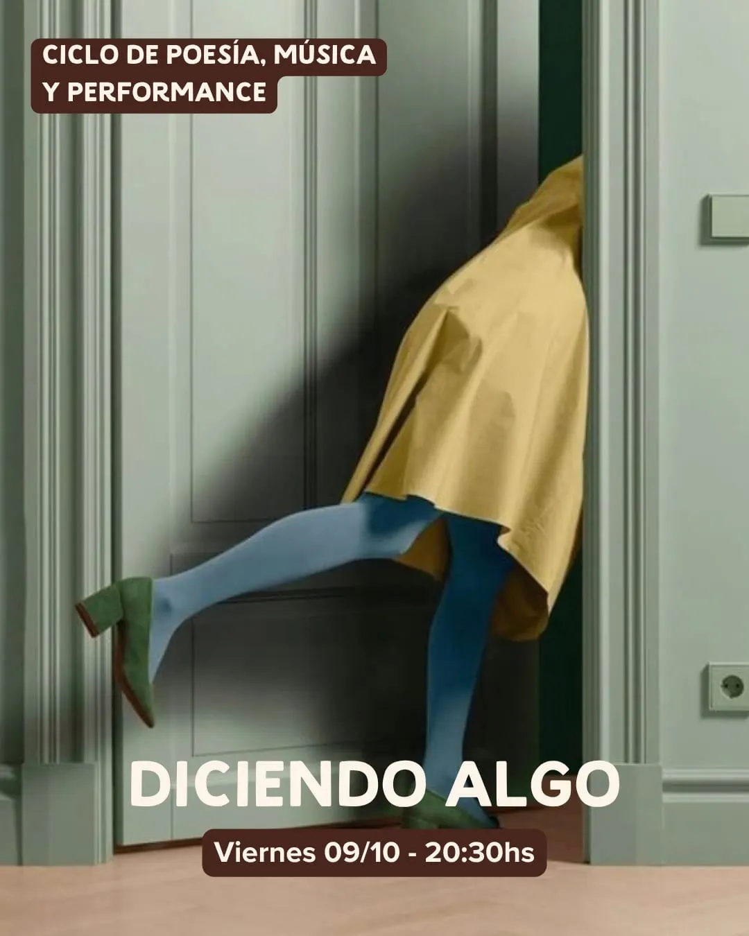 Diciendo algo