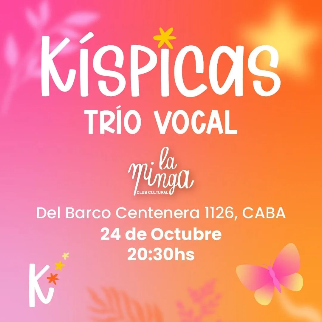 Kíspicas Trío Vocal: Algo está por pasar