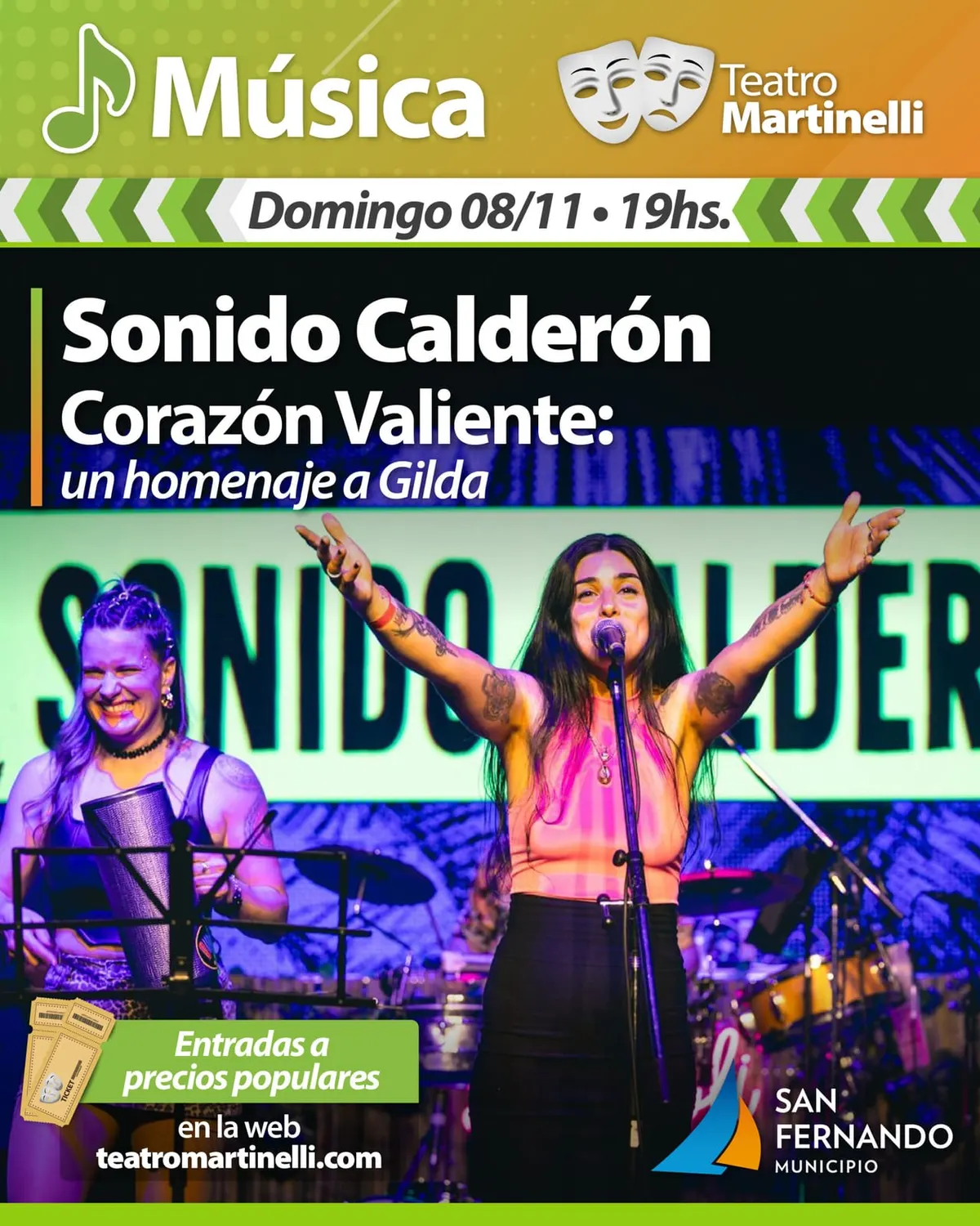 Sonido Calderón: Corazón valiente, un homenaje a Gilda