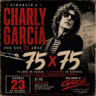 Homenaje a Charly 75x75
