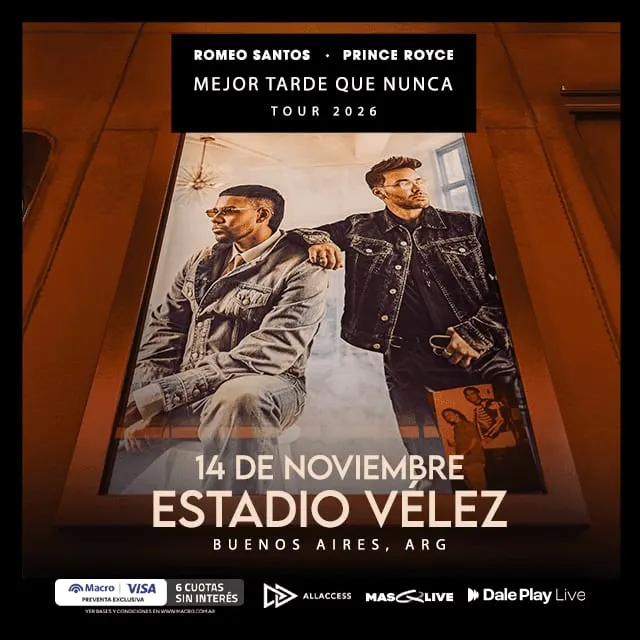 Afiche de Romeo Santos y Prince Royce