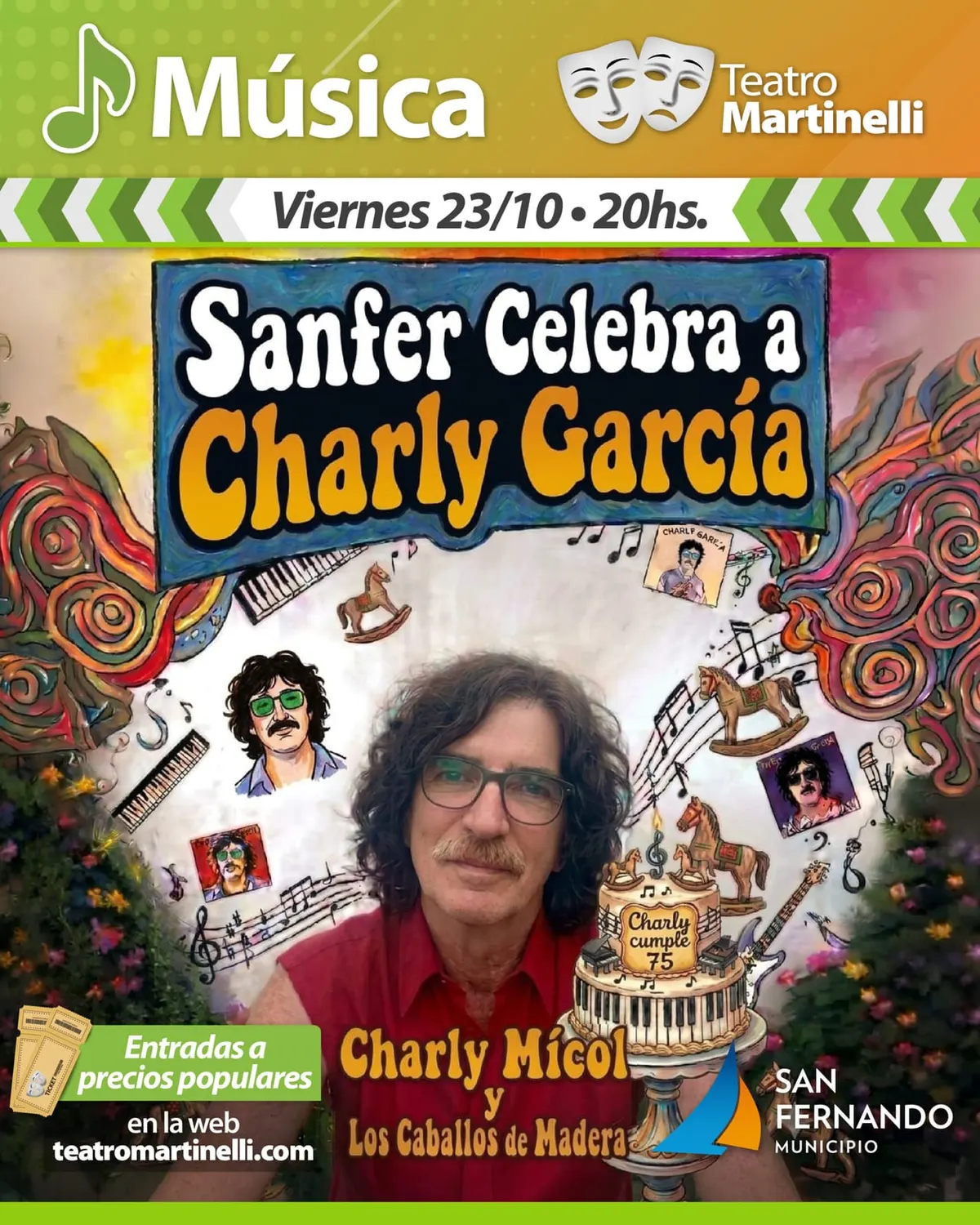 Charly MÃcol y Los Caballos de Madera — Tributo a Charly GarcÃa