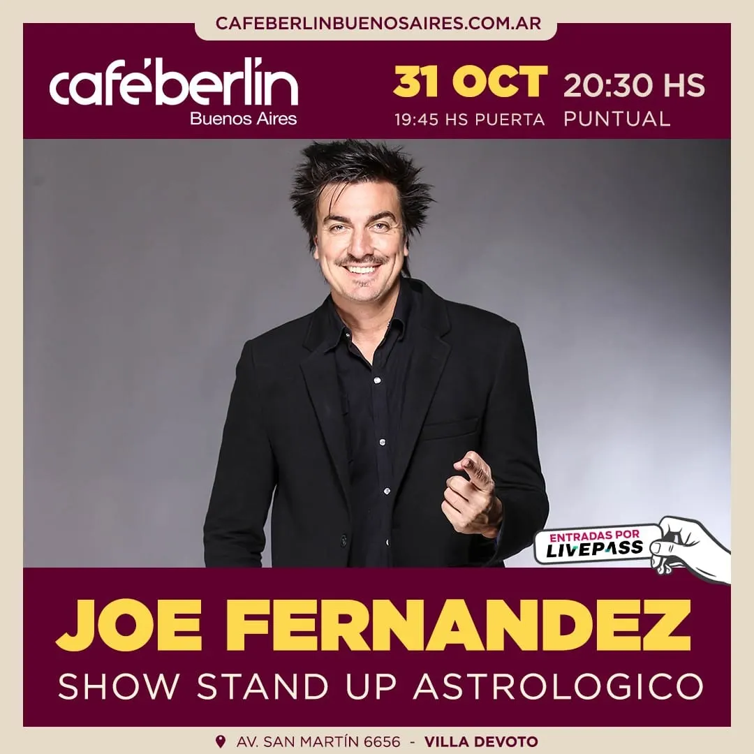 Joe Fernández: Stand up astrológico