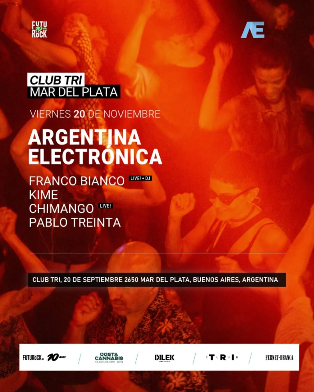 Argentina Electrónica en Club TRI