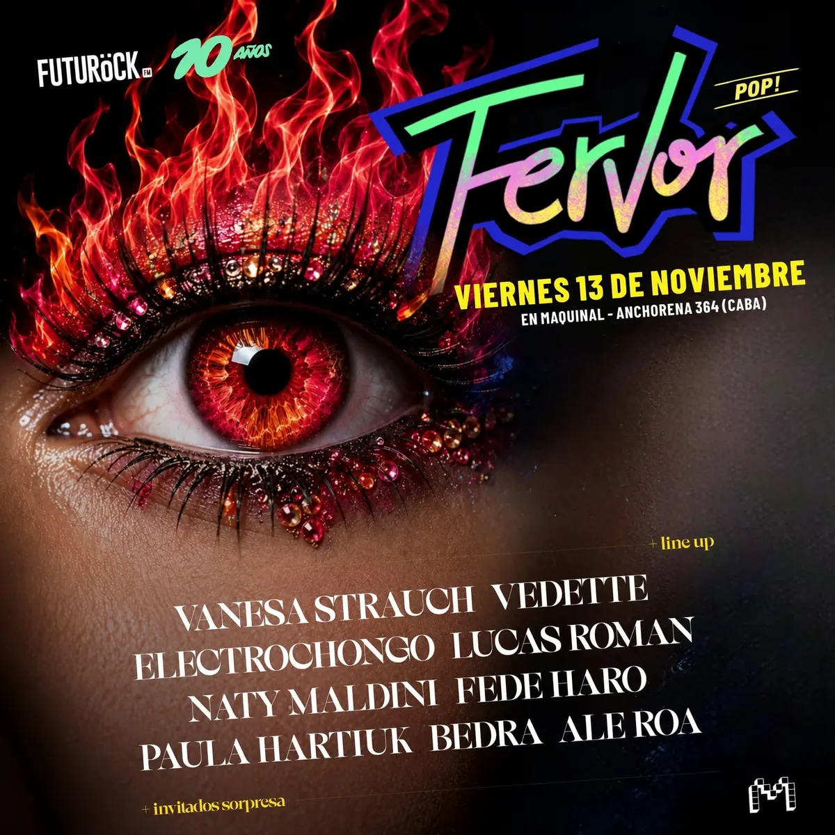 Afiche de Fervor Pop: última del año