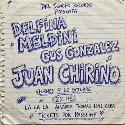 Del Suncho Records: Delfina Meldini + Gus González + Juan Chirino