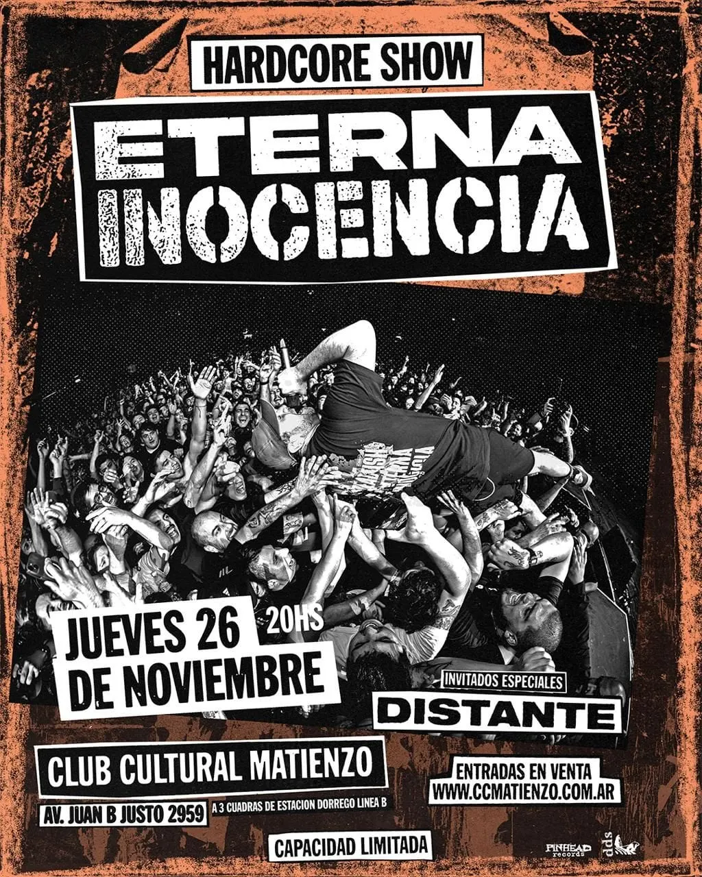 Afiche de Eterna Inocencia: Hardcore Show