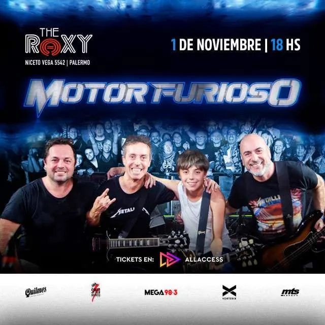 Motor Furioso en The Roxy Live