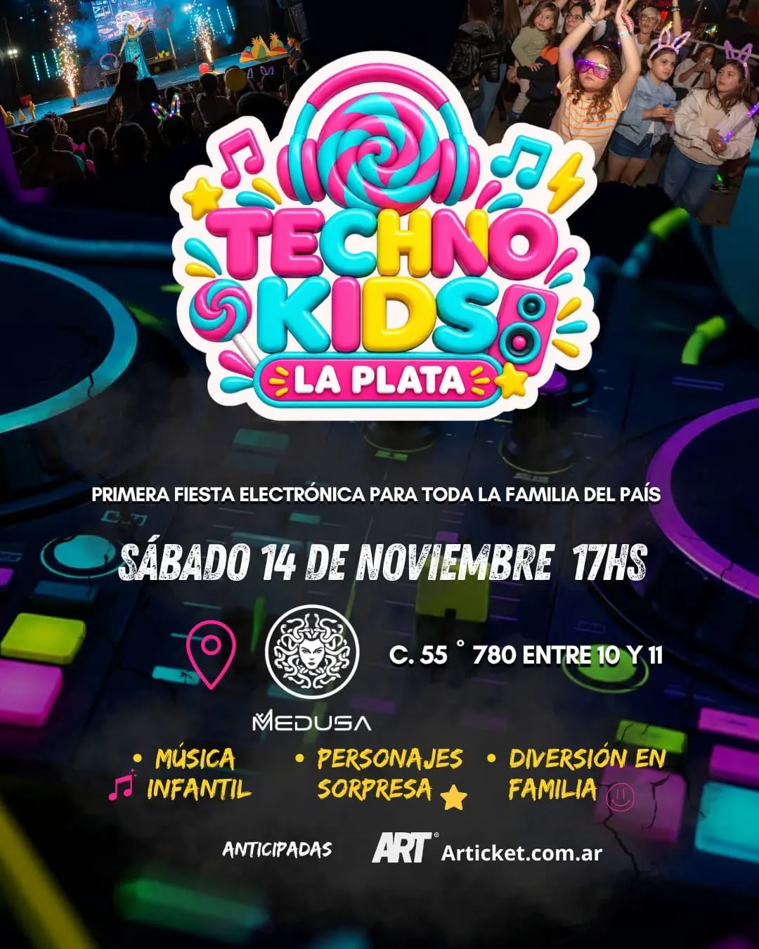 Techno kids en La Plata