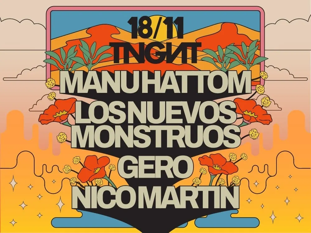Manu Hattom + Los Nuevos Monstruos + Gero + Nico Martin