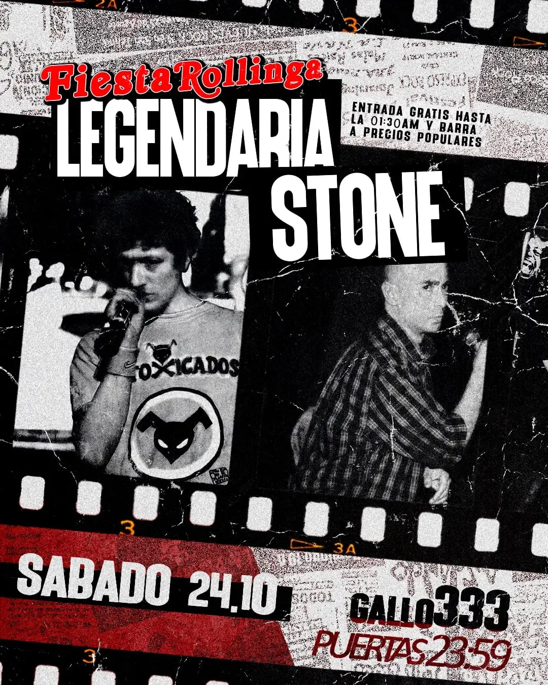 Legendaria Abasto: tributo a Viejas Locas e Intoxicados y La Corona del Bufón