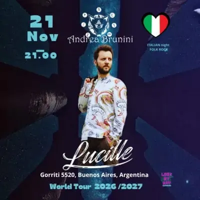 Afiche de Andrea Brunini: World tour 2026/2027