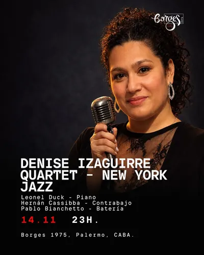 Afiche de Denise Izaguirre Quartet: New York Jazz