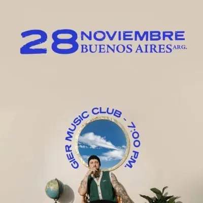 Afiche de Cyclo en Buenos Aires presenta Fisherman Latam Tour 2026
