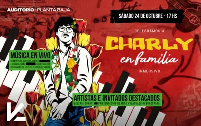 Afiche de Celebramos a Charly en familia